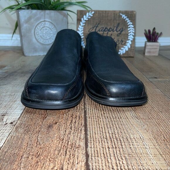 BED STU-Grunge Black Pebbled Leather Loafer Slip On Shoe Men's - Picture 3 of 10